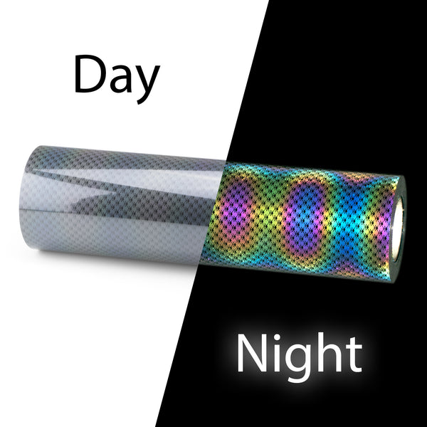 ESSMO™ Skull Rainbow Reflective Heat Transfer Vinyl HTV RR09