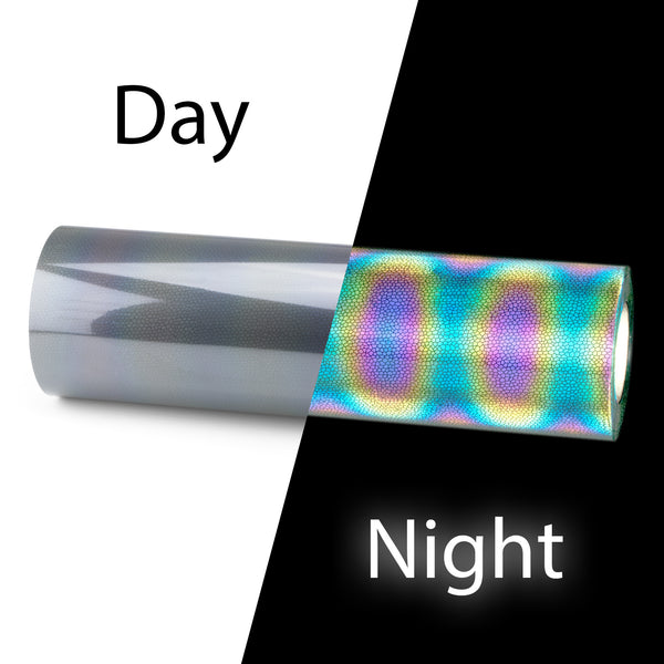 ESSMO™ Mosaic Rainbow Reflective Heat Transfer Vinyl HTV RR12