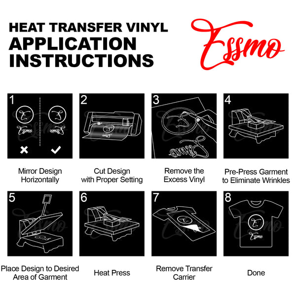 ESSMO™ Feather Rainbow Reflective Heat Transfer Vinyl HTV RR13