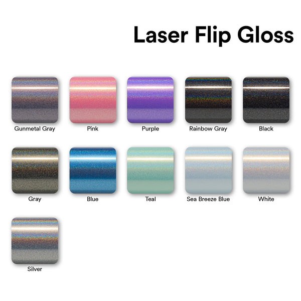 Laser Flip Gloss Lavender Purple Metallic Psychedelic Rainbow Holographic Vinyl Wrap
