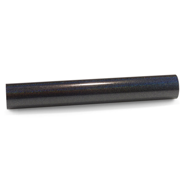 Laser Flip Gloss Black Metallic Psychedelic Rainbow Holographic Vinyl Wrap