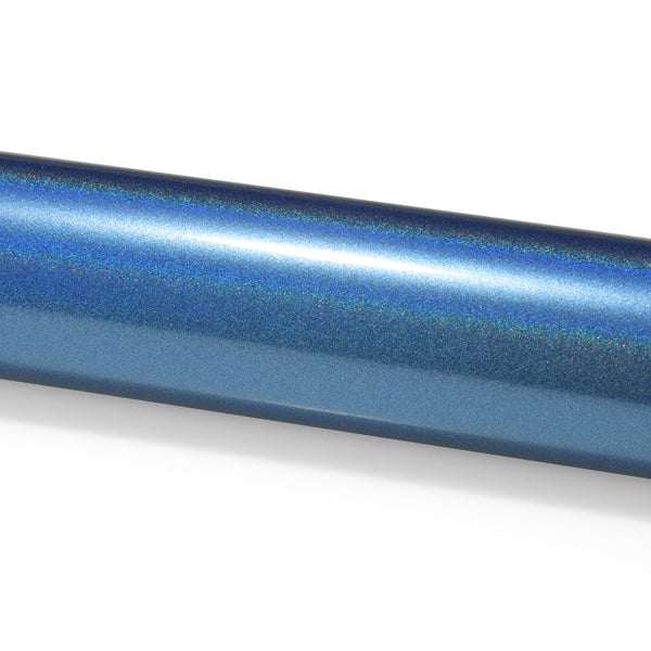 Laser Flip Gloss Blue Metallic Psychedelic Rainbow Holographic Vinyl Wrap