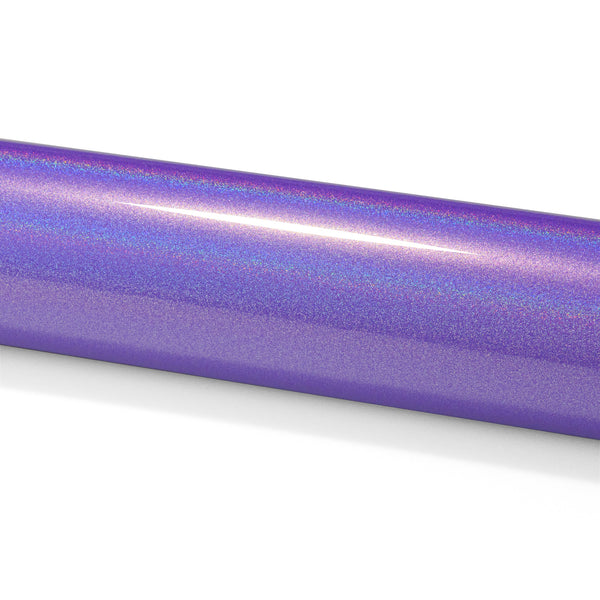 Laser Flip Gloss Lavender Purple Metallic Psychedelic Rainbow Holographic Vinyl Wrap