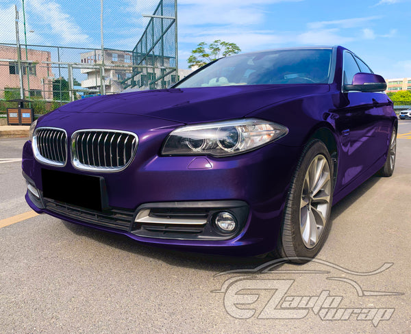 Laser Flip Gloss Purple Metallic Psychedelic Rainbow Holographic Vinyl Wrap