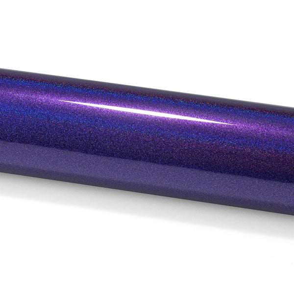 Laser Flip Gloss Purple Metallic Psychedelic Rainbow Holographic Vinyl Wrap