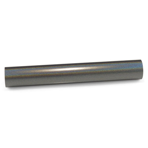 Laser Flip Satin Gray Metallic Psychedelic Holographic Vinyl Wrap