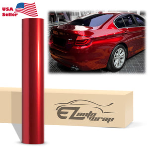 Liquid Metallic Cherry Red Gray Vinyl Wrap