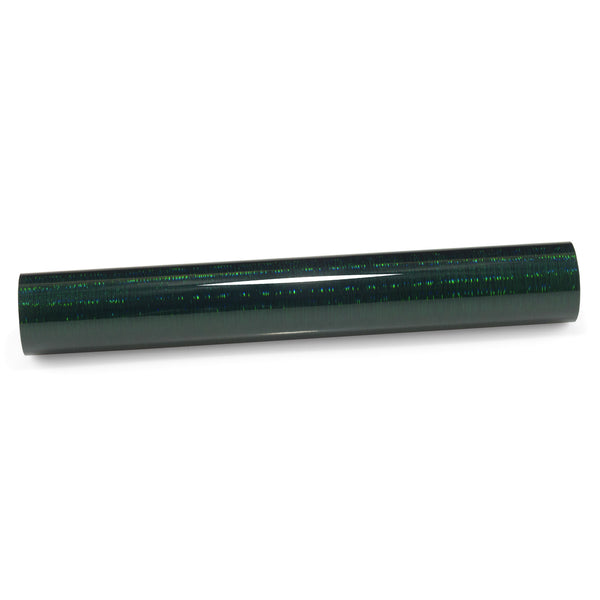 Holographic Brushed Aluminum Midnight Green Rainbow Vinyl Wrap