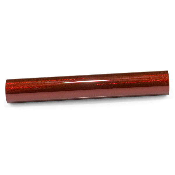 Holographic Glitter Burgundy Rainbow Vinyl Wrap