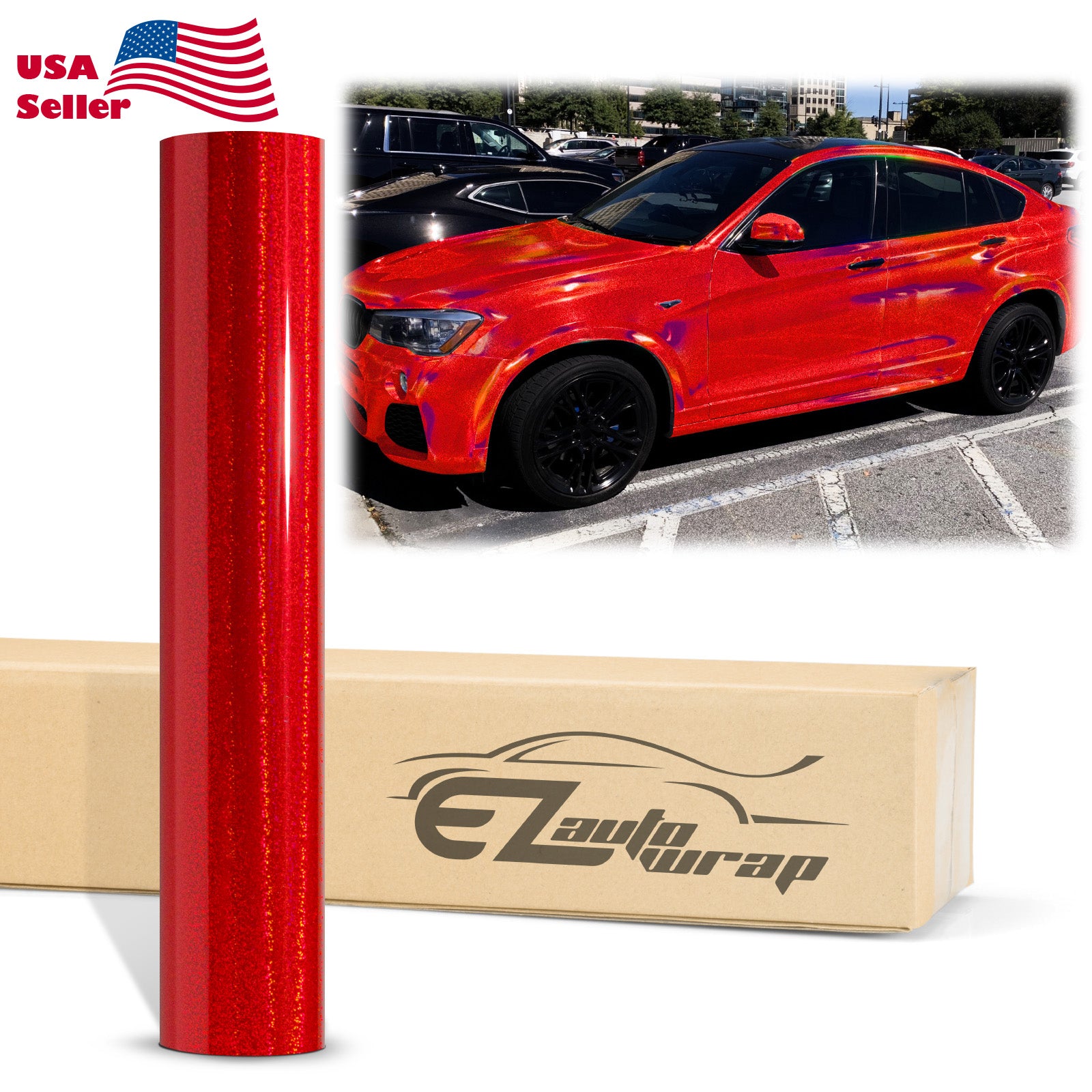 Red Car Vinyl Banners - Great American Auto