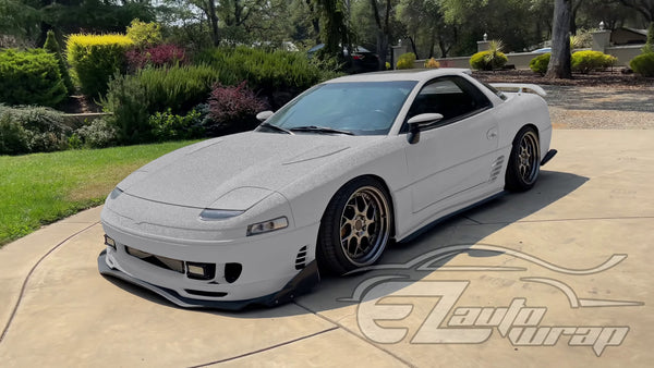 Matte Glitter Gray Vinyl Wrap