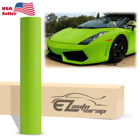 Matte Glitter Green Vinyl Wrap