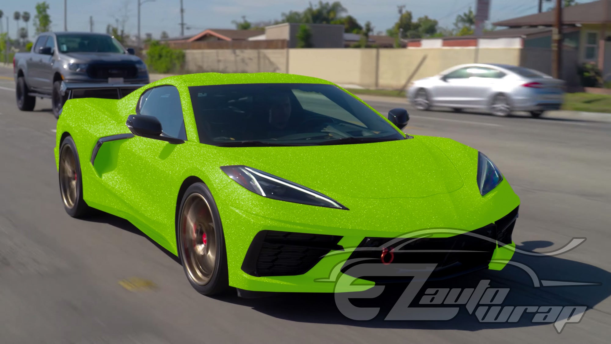 Matte Glitter Green Vinyl Wrap – EzAuto Wrap