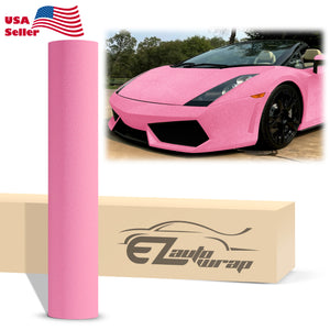 Matte Glitter Pink Vinyl Wrap