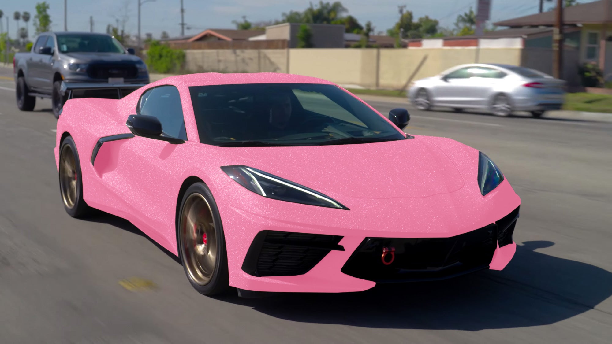 Matte Glitter Pink Vinyl Wrap – EzAuto Wrap