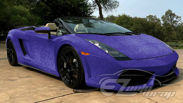 Matte Glitter Purple Vinyl Wrap