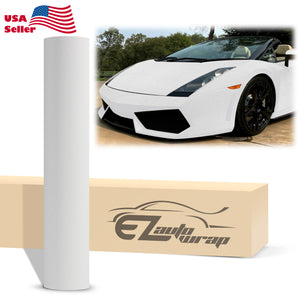 Matte Glitter White Vinyl Wrap