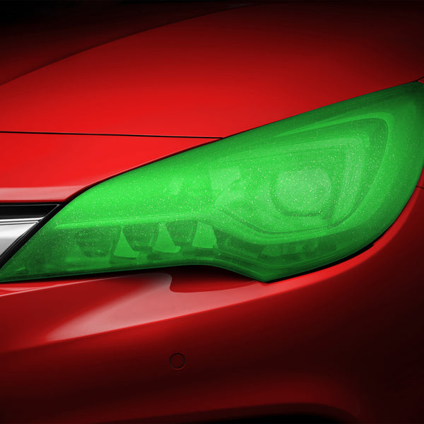 Tint Glitter Green Matte Taillight Headlight Tint Film