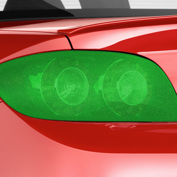 Tint Glitter Green Matte Taillight Headlight Tint Film