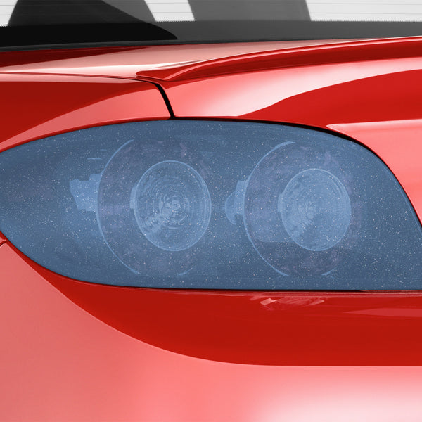 Tint Glitter Light Blue Matte Taillight Headlight Tint Film