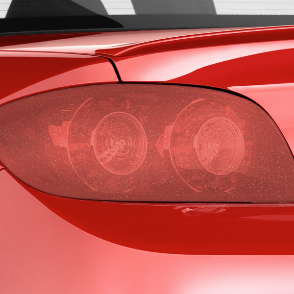 Tint Glitter Orange Matte Taillight Headlight Tint Film