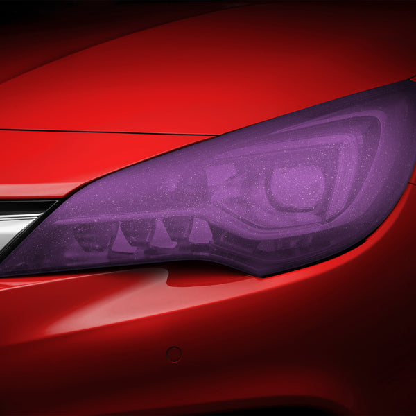 Tint Glitter Purple Matte Taillight Headlight Tint Film