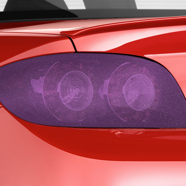 Tint Glitter Purple Matte Taillight Headlight Tint Film