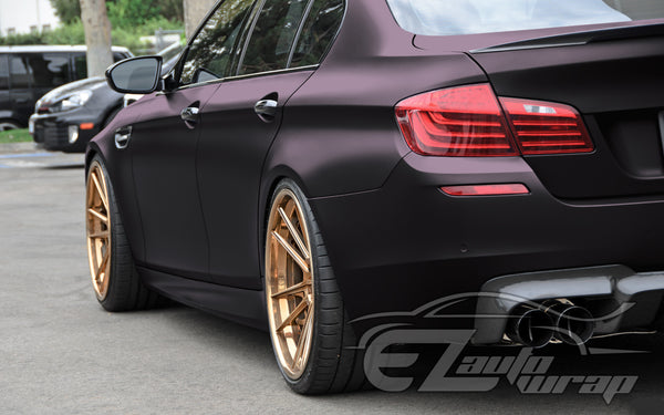 Matte Metallic Blackish Purple Vinyl Wrap