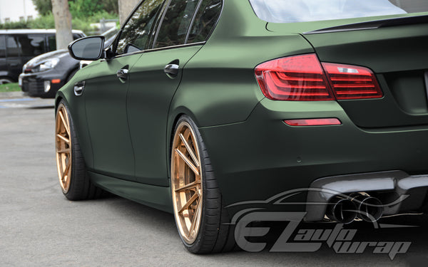 Matte Metallic Blackish Green Vinyl Wrap