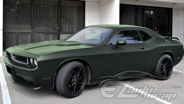 Matte Metallic Blackish Green Vinyl Wrap