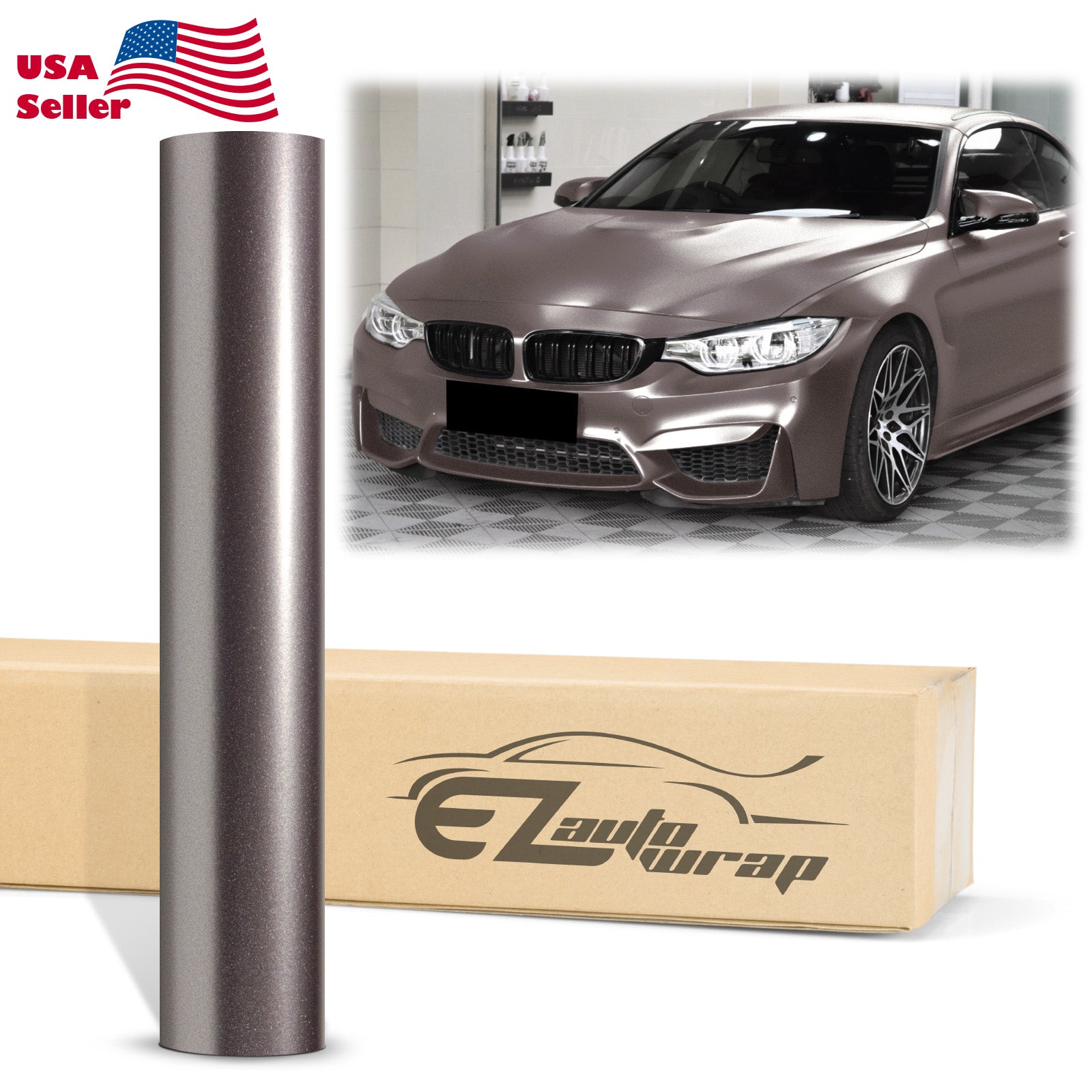 Matte Metallic Satin Pearl Gunmetal Gray Vinyl Wrap