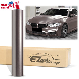 Matte Metallic Satin Pearl Gunmetal Gray Vinyl Wrap