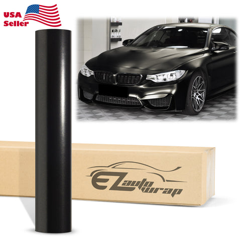Matte Metallic Satin Pearl Black Vinyl Wrap