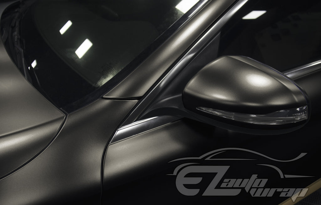 Matte Metallic Satin Pearl Black Vinyl Wrap – EzAuto Wrap