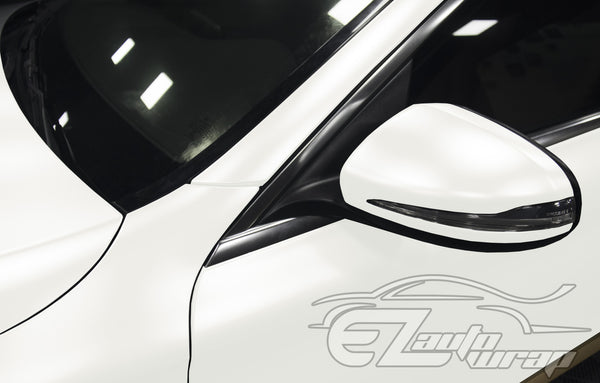 Matte Metallic Satin Pearl White Vinyl Wrap