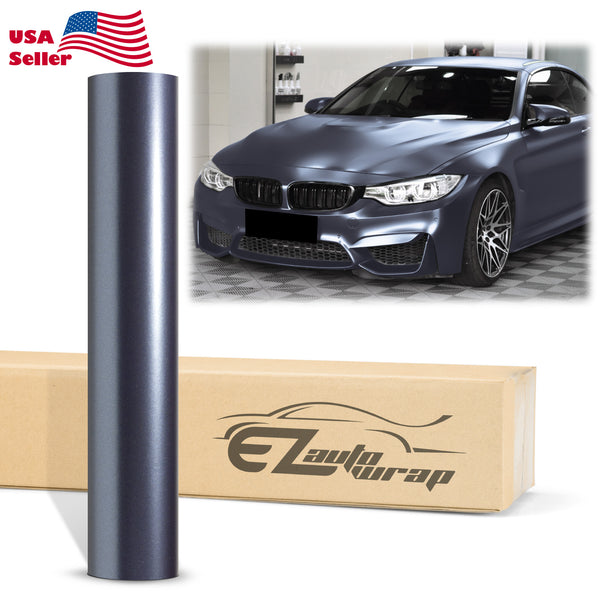 Matte Metallic Satin Pearl Thundercloud Blue Vinyl Wrap