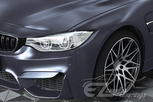 Matte Metallic Satin Pearl Thundercloud Blue Vinyl Wrap