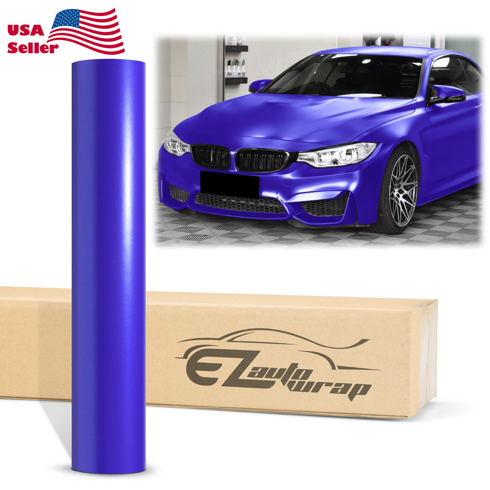 Matte Metallic Satin Pearl Royal Purple Vinyl Wrap