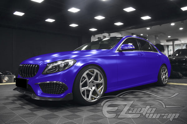 Matte Metallic Satin Pearl Royal Purple Vinyl Wrap