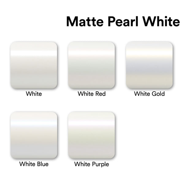 Matte Pearl White to Blue Vinyl