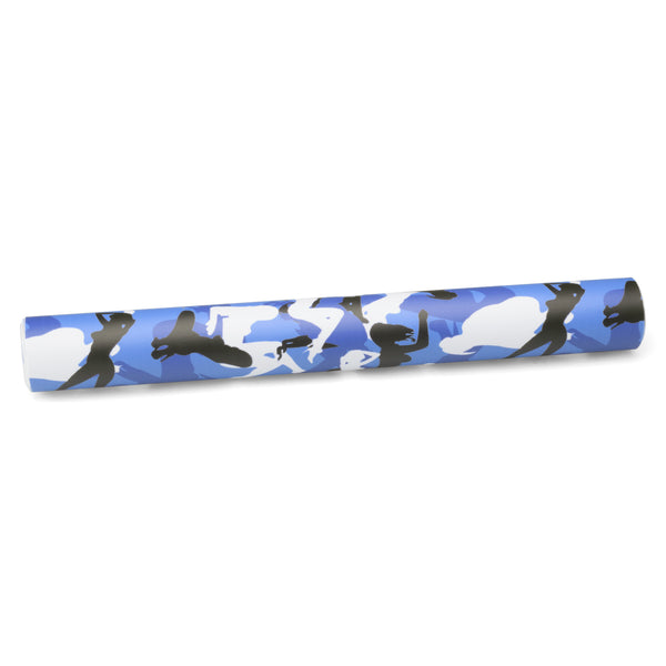 Camouflage Morning Wood Blue Vinyl Wrap