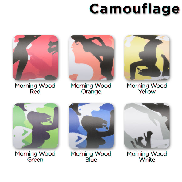 Camouflage Morning Wood Red Vinyl Wrap