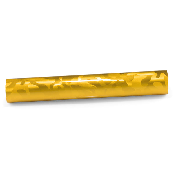 Shadow Gloss Golden Yellow Camouflage Vinyl Wrap