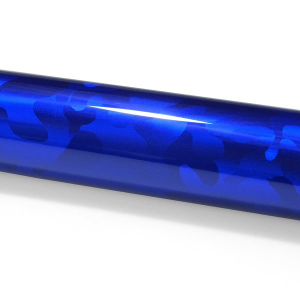 Shadow Gloss Royal Blue Camouflage Vinyl Wrap