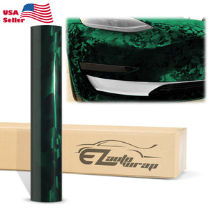 Shadow Gloss Midnight Green Camouflage Vinyl Wrap