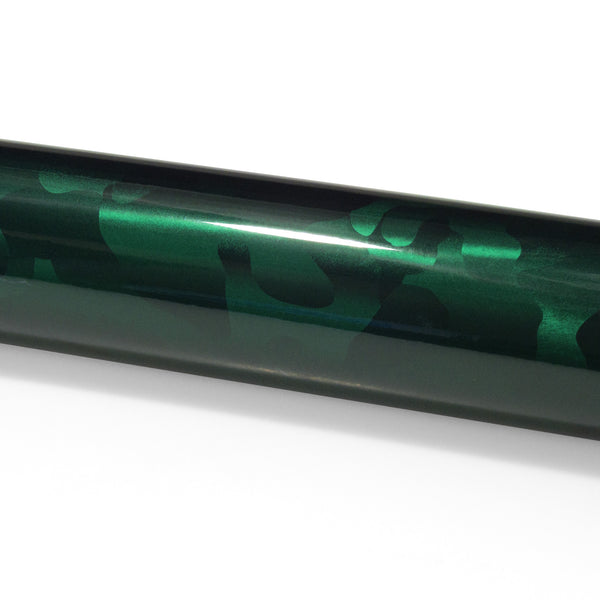 Shadow Gloss Midnight Green Camouflage Vinyl Wrap