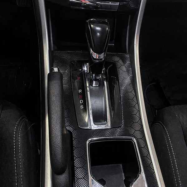 PET Honeycomb Carbon Fiber Satin Black Hex Vinyl Wrap