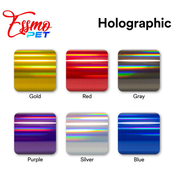 PET Holographic Purple Vinyl Wrap