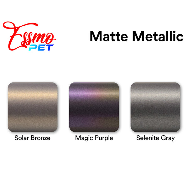 PET Matte Metallic Solar Bronze Vinyl Wrap
