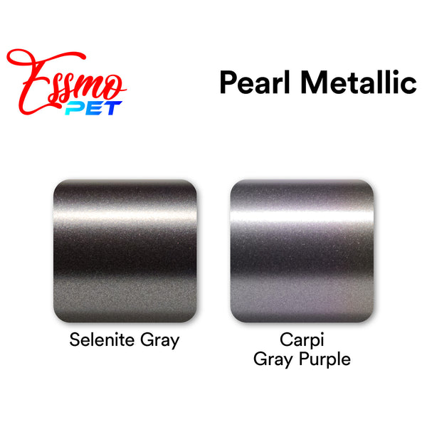 PET Pearl Metallic Selenite Gray Vinyl Wrap